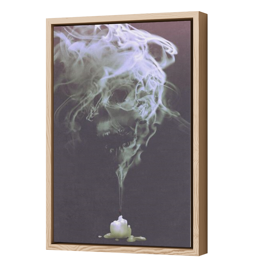 Thumbnail for Canvas - Wood Grain Floating Frame