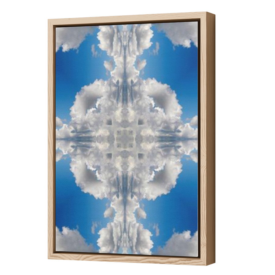 Thumbnail for Canvas - Wood Grain Floating Frame