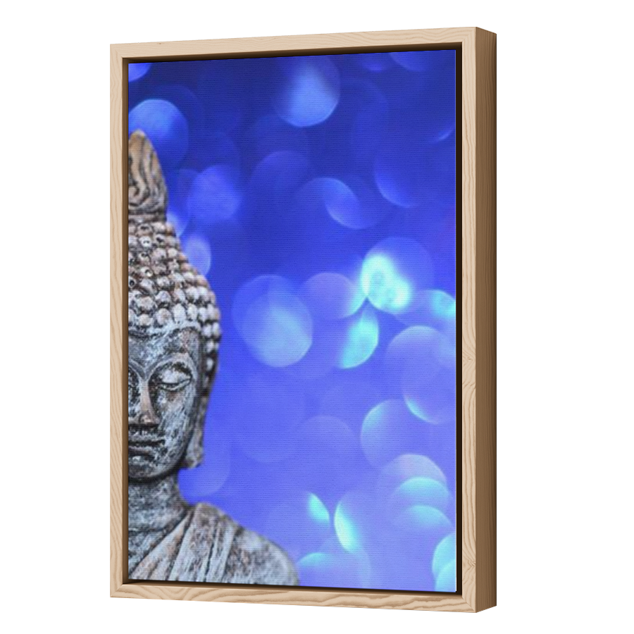 Thumbnail for Canvas - Wood Grain Floating Frame
