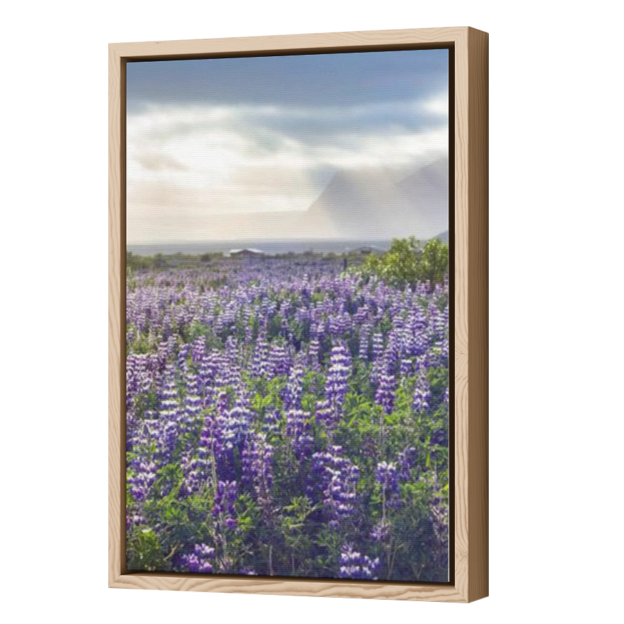 Thumbnail for Canvas - Wood Grain Floating Frame