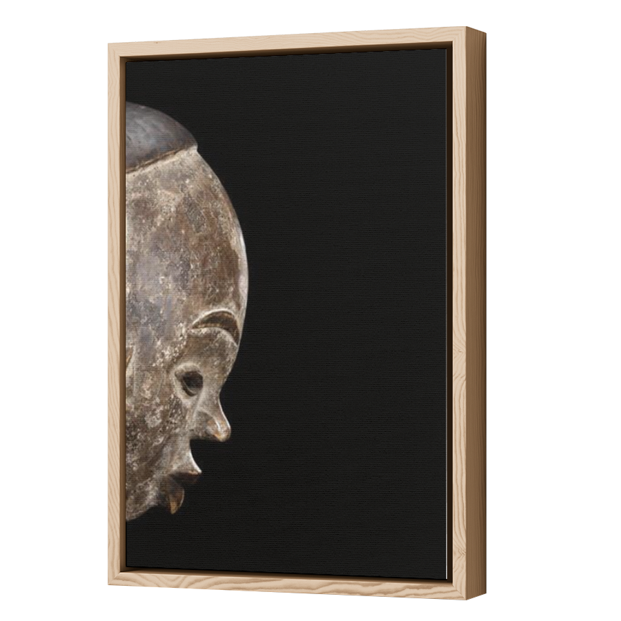 Thumbnail for Canvas - Wood Grain Floating Frame