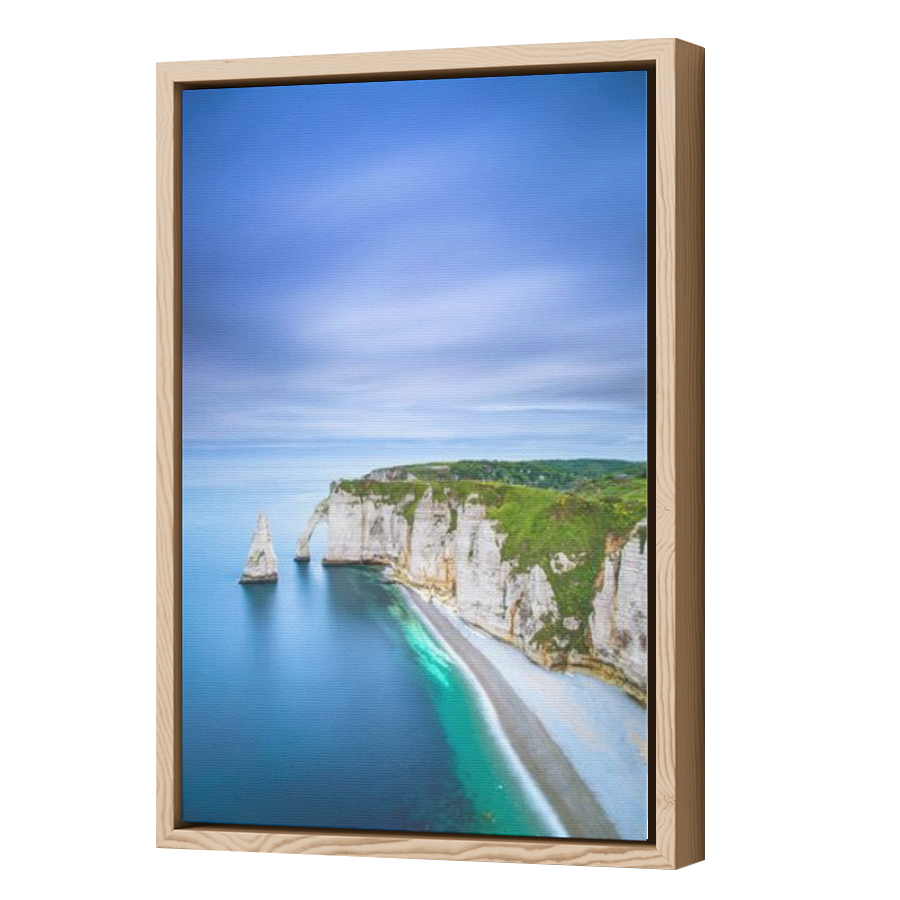 Thumbnail for Canvas - Wood Grain Floating Frame