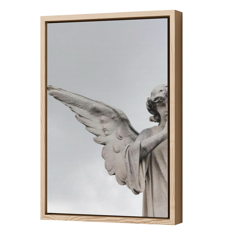 Thumbnail for Canvas - Wood Grain Floating Frame