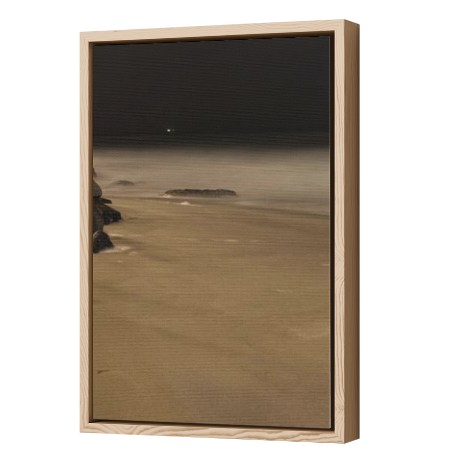 Thumbnail for Canvas - Wood Grain Floating Frame