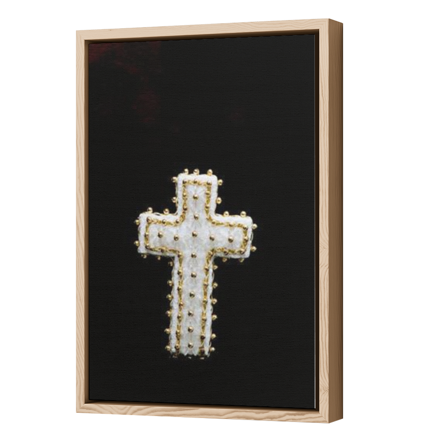 Thumbnail for Canvas - Wood Grain Floating Frame