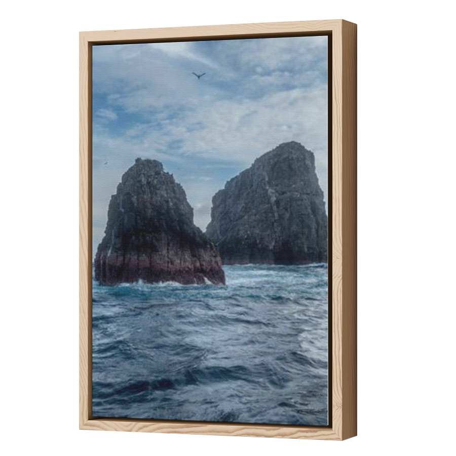 Thumbnail for Canvas - Wood Grain Floating Frame