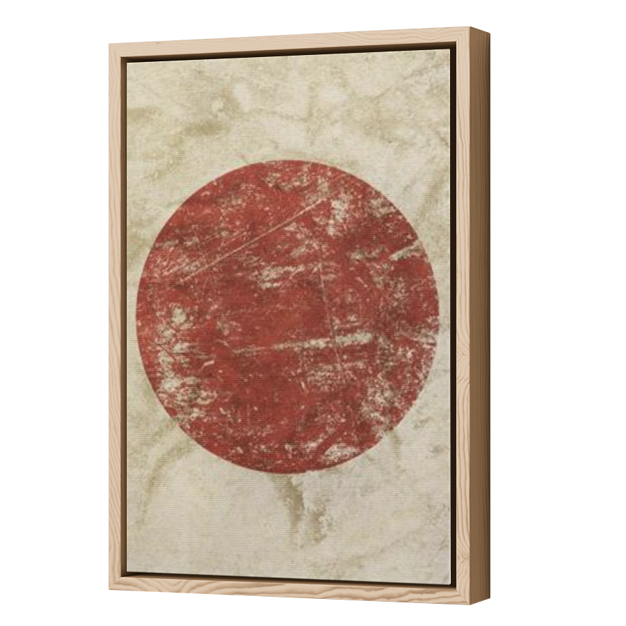 Thumbnail for Canvas - Wood Grain Floating Frame