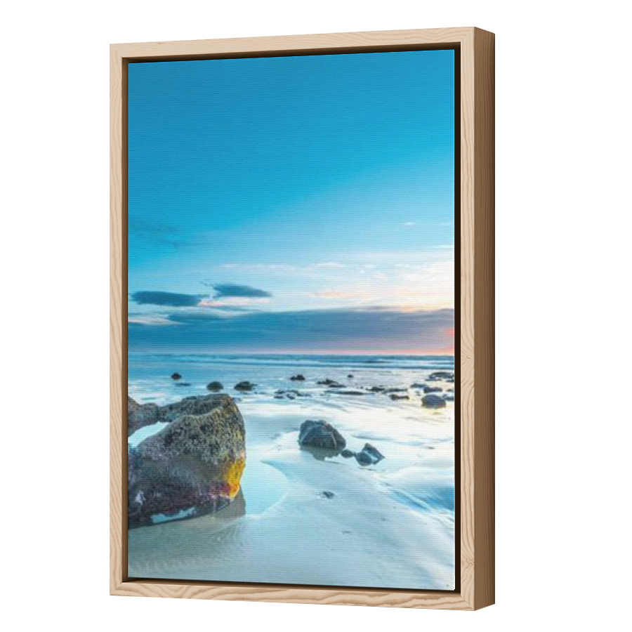 Thumbnail for Canvas - Wood Grain Floating Frame