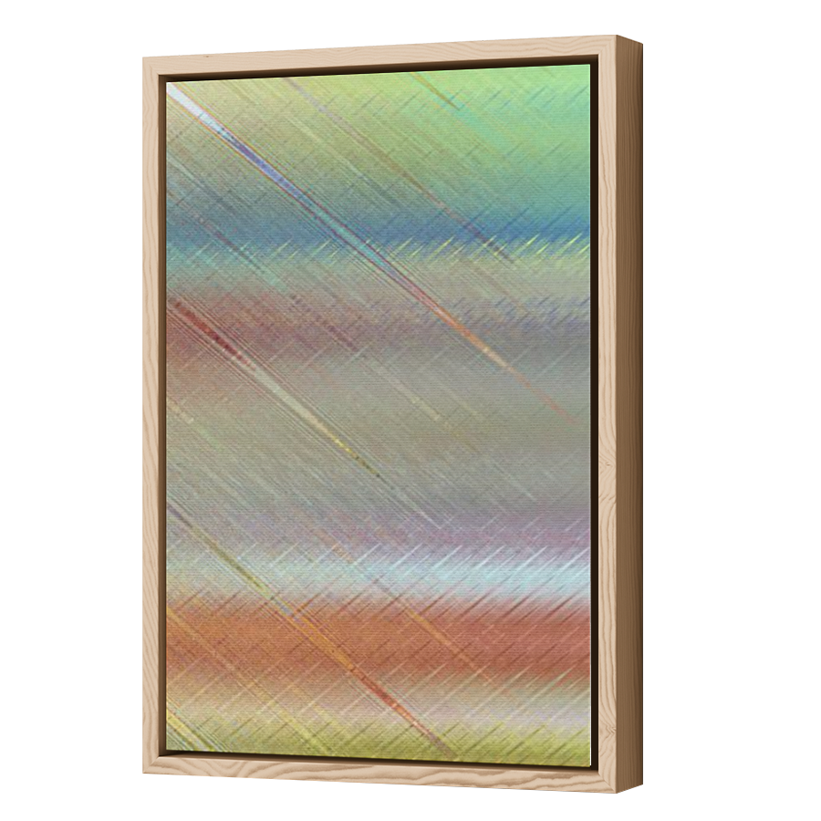 Thumbnail for Canvas - Wood Grain Floating Frame