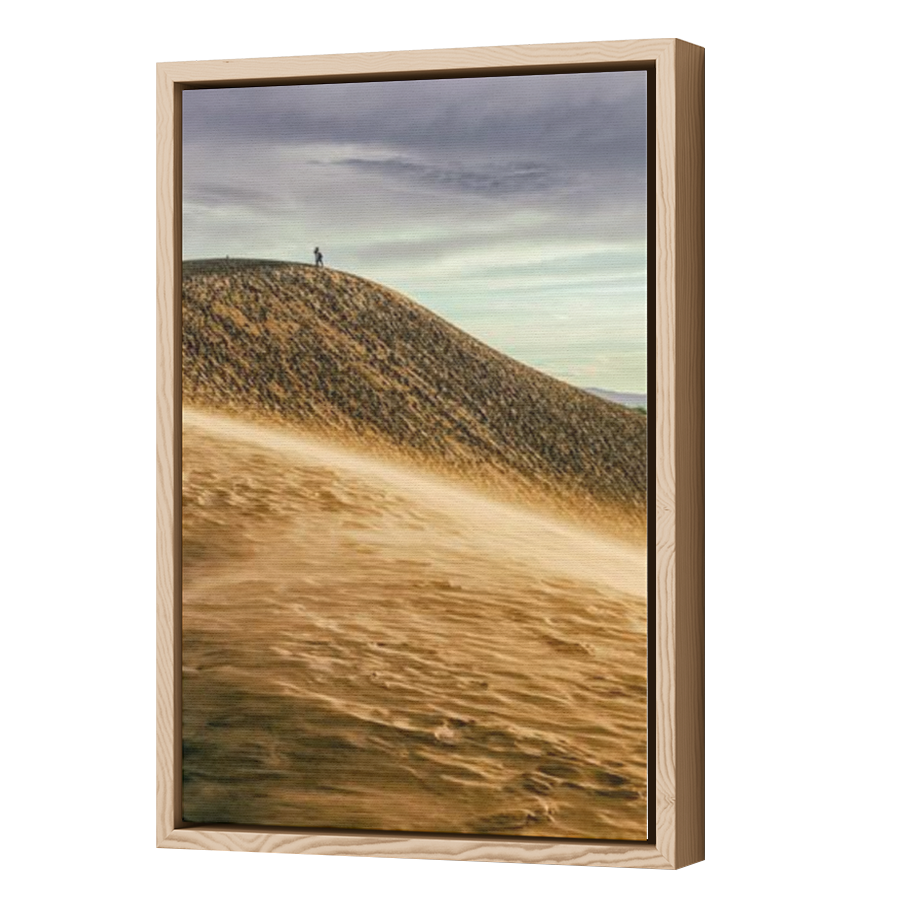 Thumbnail for Canvas - Wood Grain Floating Frame