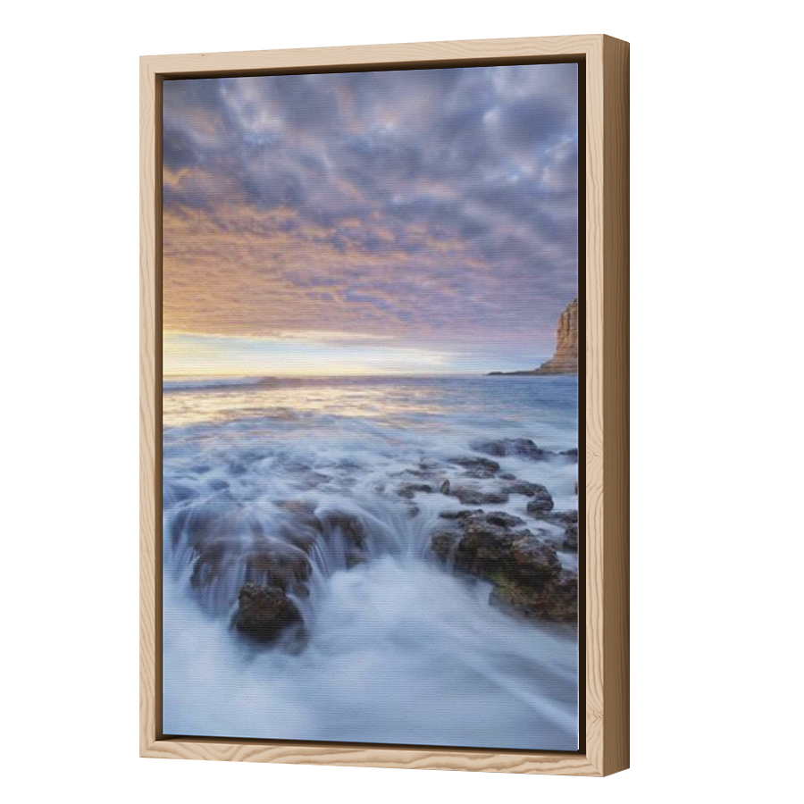 Thumbnail for Canvas - Wood Grain Floating Frame