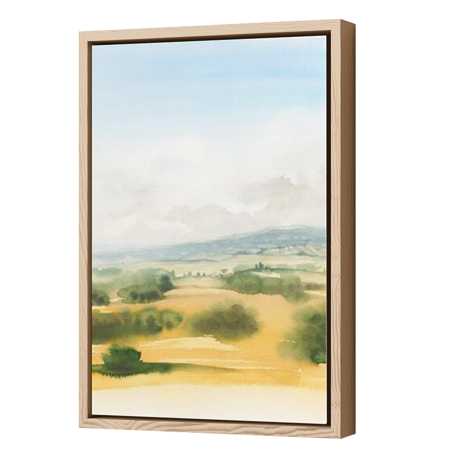 Thumbnail for Canvas - Wood Grain Floating Frame