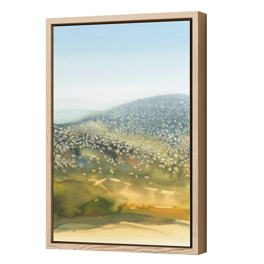 Thumbnail for Canvas - Wood Grain Floating Frame