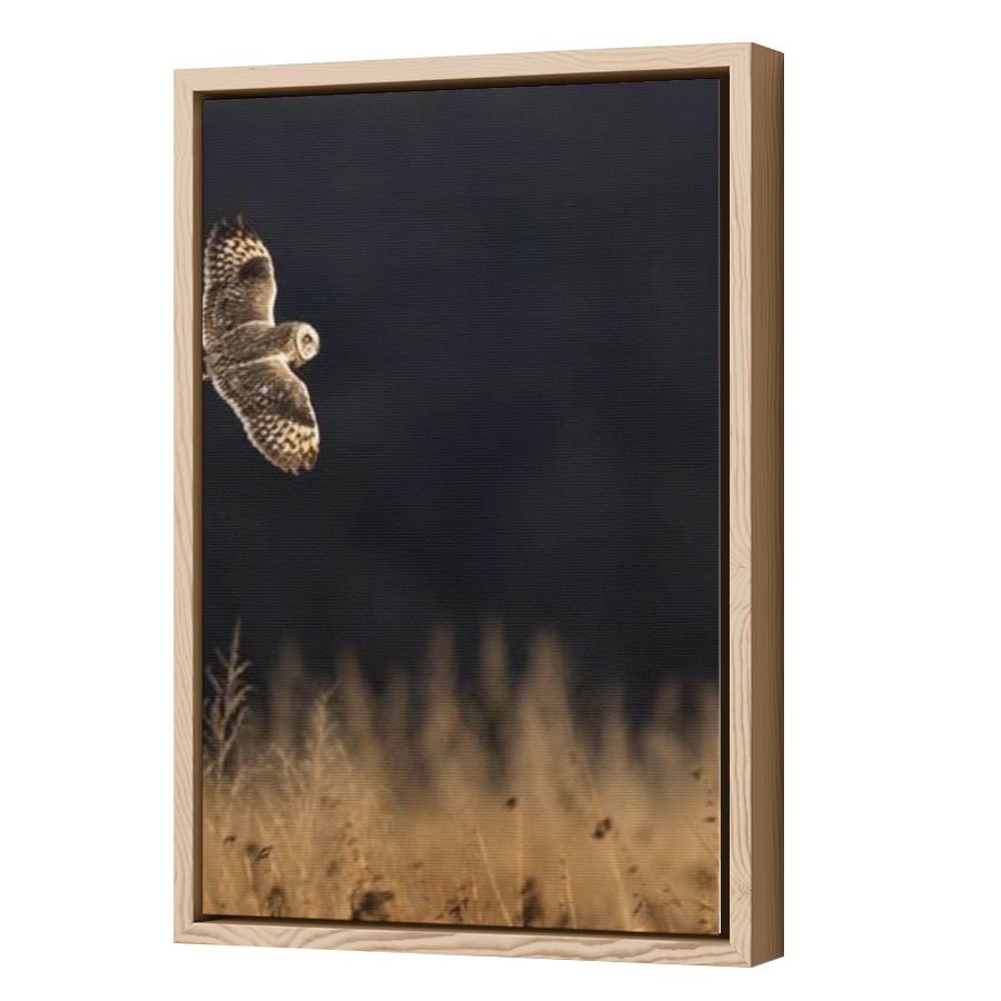 Thumbnail for Canvas - Wood Grain Floating Frame