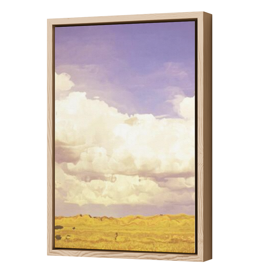 Thumbnail for Canvas - Wood Grain Floating Frame