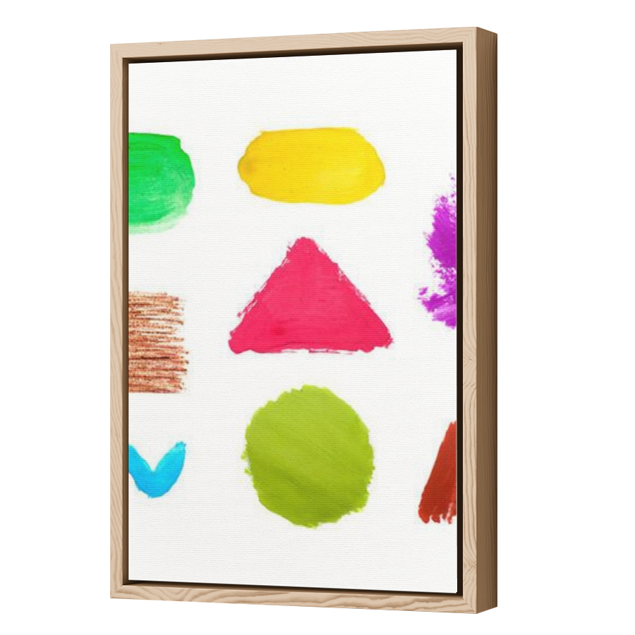 Thumbnail for Canvas - Wood Grain Floating Frame