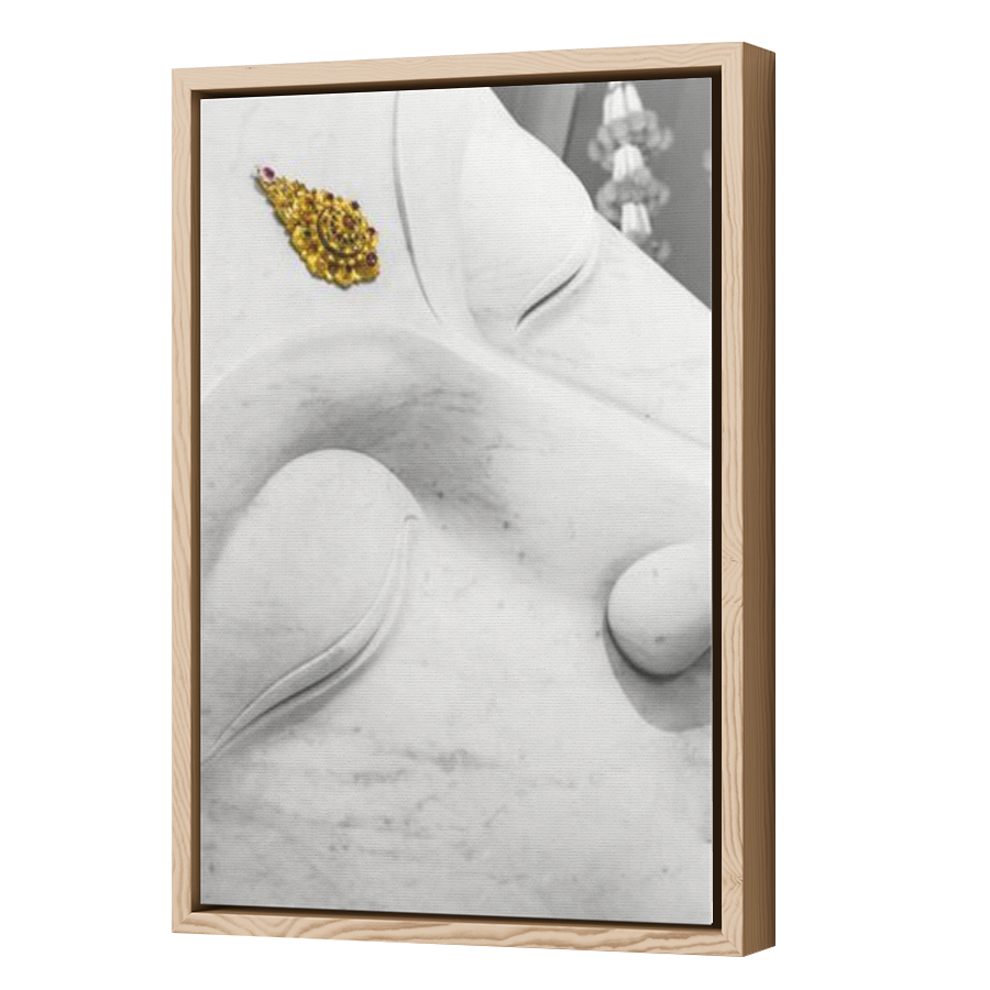 Thumbnail for Canvas - Wood Grain Floating Frame
