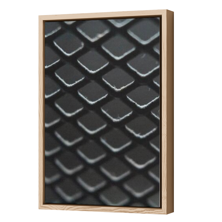 Thumbnail for Canvas - Wood Grain Floating Frame