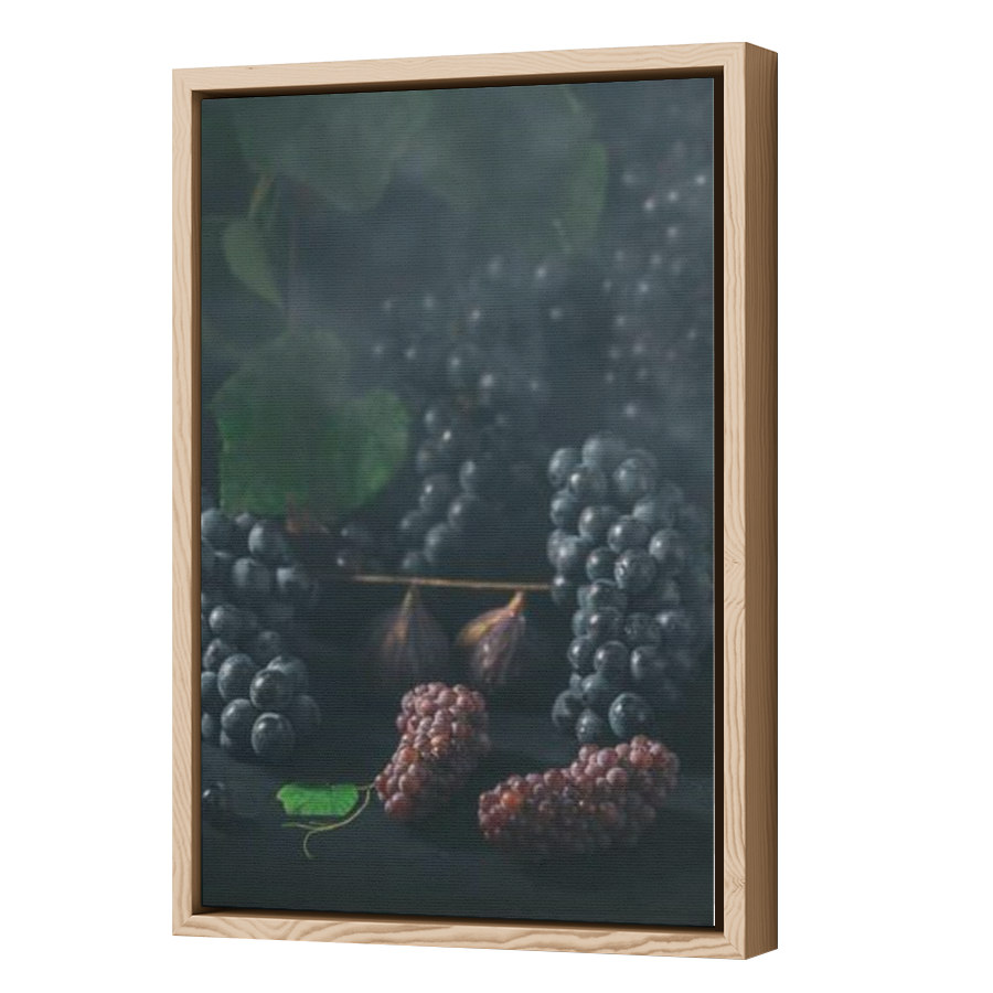 Thumbnail for Canvas - Wood Grain Floating Frame