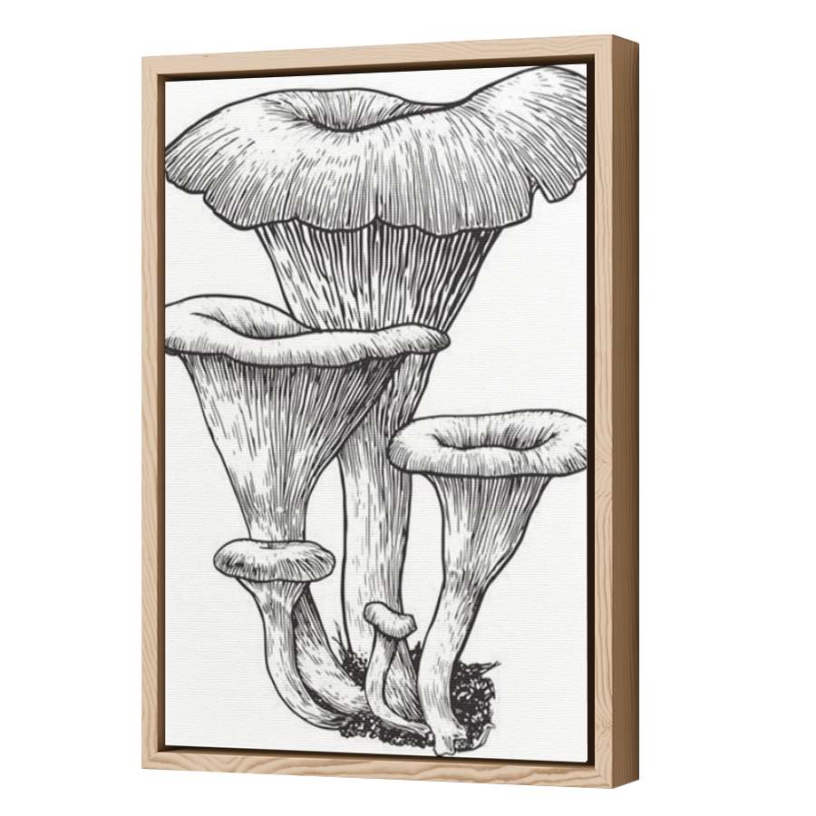 Thumbnail for Canvas - Wood Grain Floating Frame