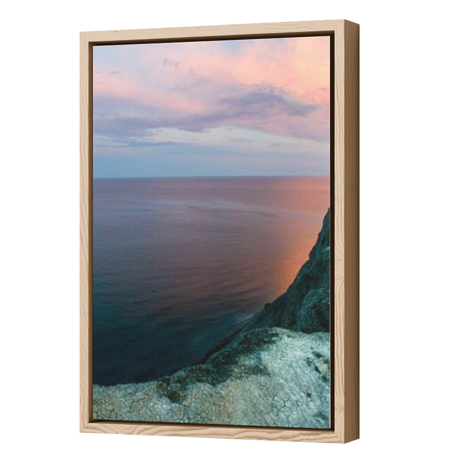 Thumbnail for Canvas - Wood Grain Floating Frame