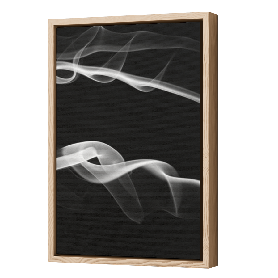 Thumbnail for Canvas - Wood Grain Floating Frame