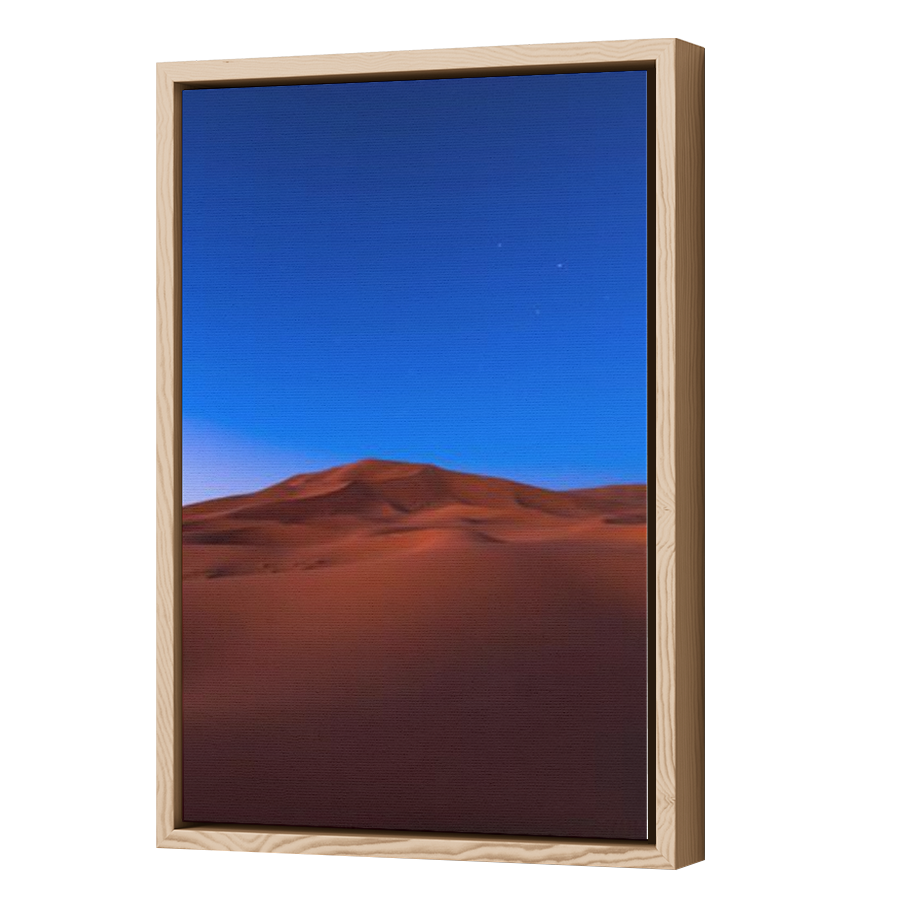 Thumbnail for Canvas - Wood Grain Floating Frame