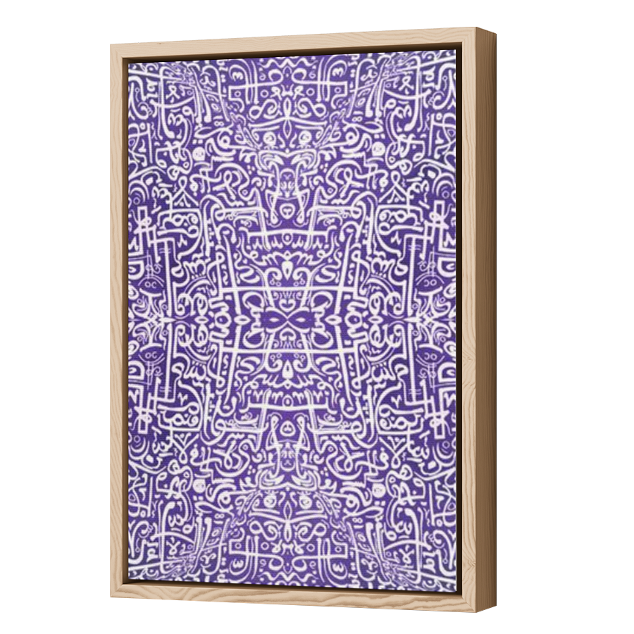 Thumbnail for Canvas - Wood Grain Floating Frame