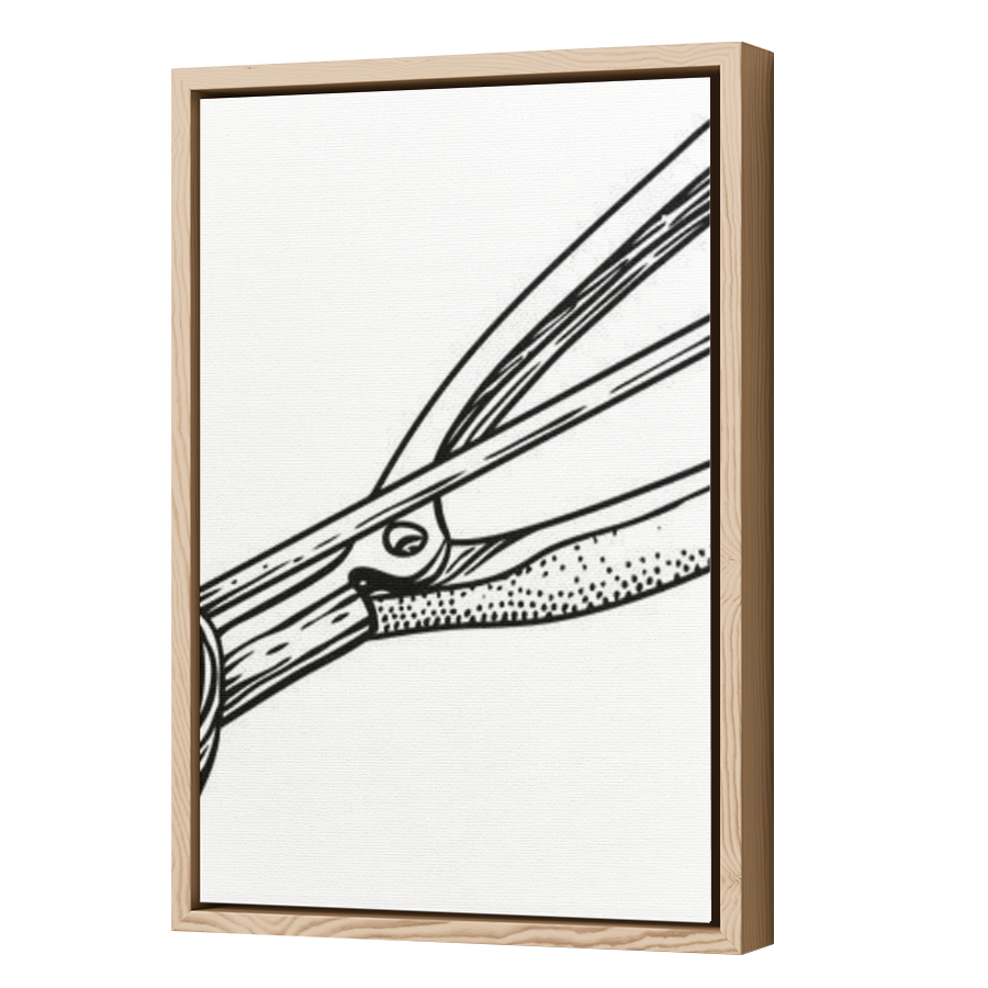 Thumbnail for Canvas - Wood Grain Floating Frame