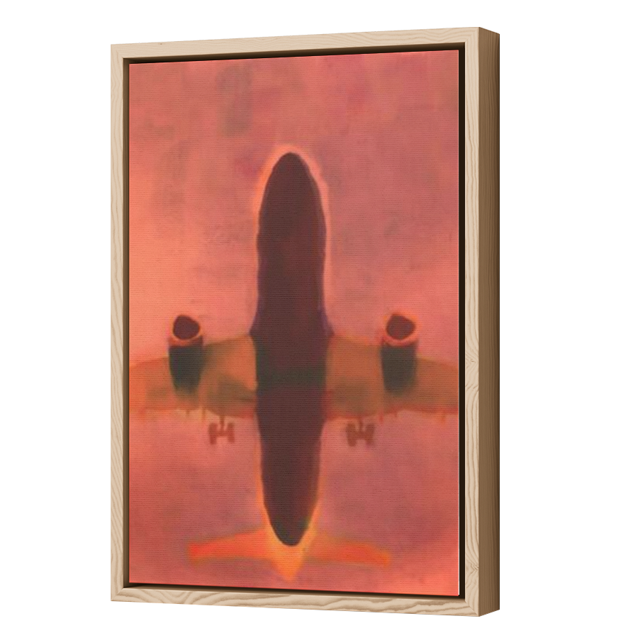 Thumbnail for Canvas - Wood Grain Floating Frame