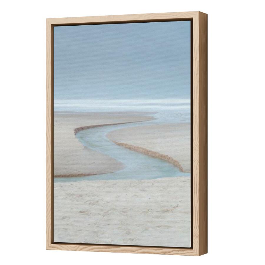 Thumbnail for Canvas - Wood Grain Floating Frame