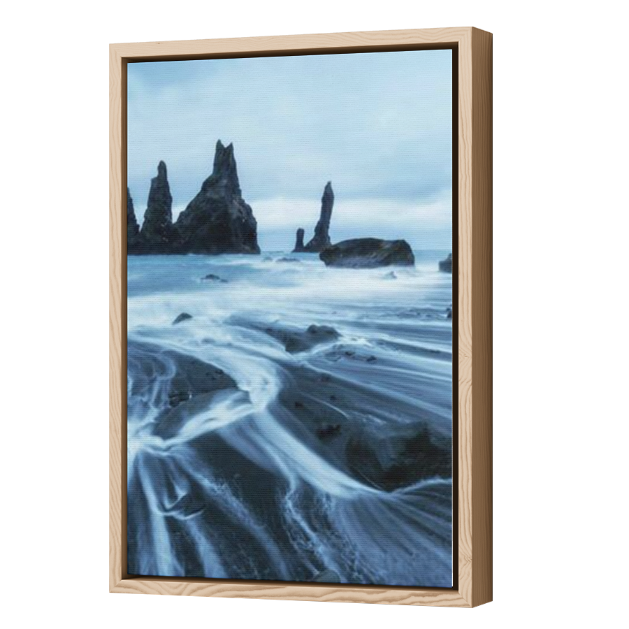 Thumbnail for Canvas - Wood Grain Floating Frame