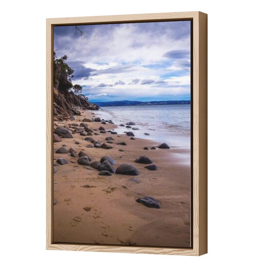 Thumbnail for Canvas - Wood Grain Floating Frame