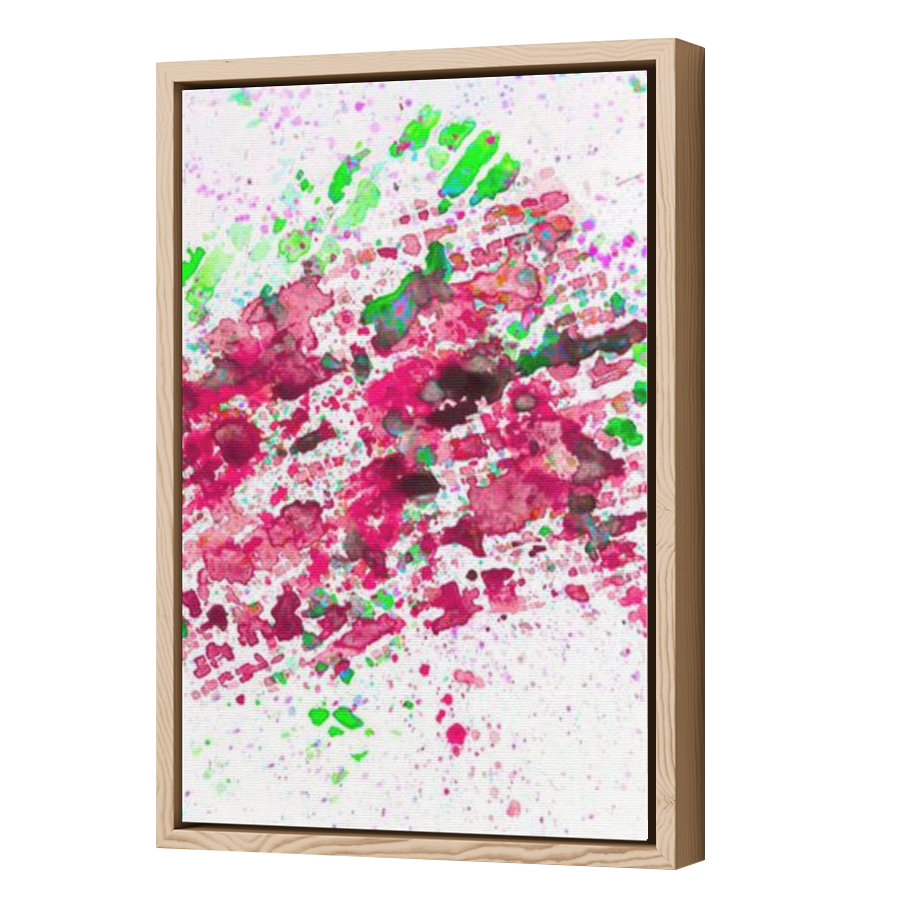 Thumbnail for Canvas - Wood Grain Floating Frame