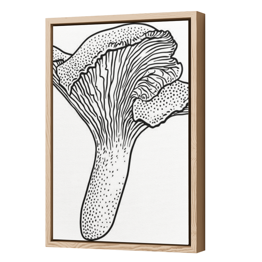 Thumbnail for Canvas - Wood Grain Floating Frame