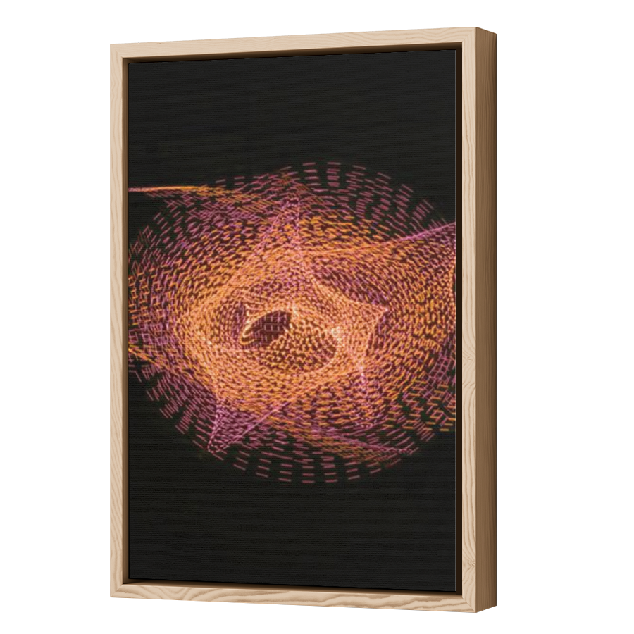 Thumbnail for Canvas - Wood Grain Floating Frame