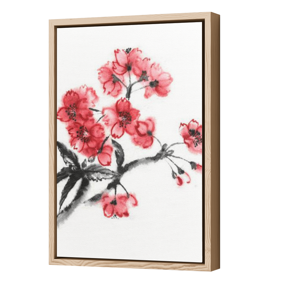 Thumbnail for Canvas - Wood Grain Floating Frame