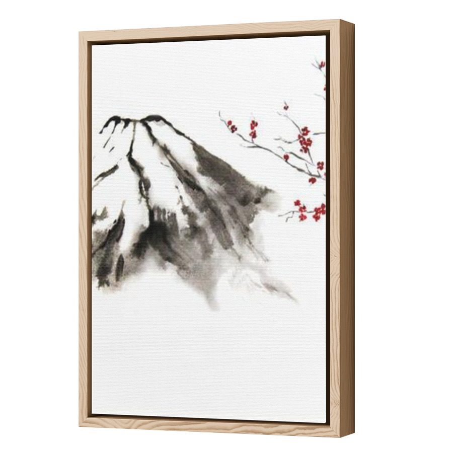 Thumbnail for Canvas - Wood Grain Floating Frame