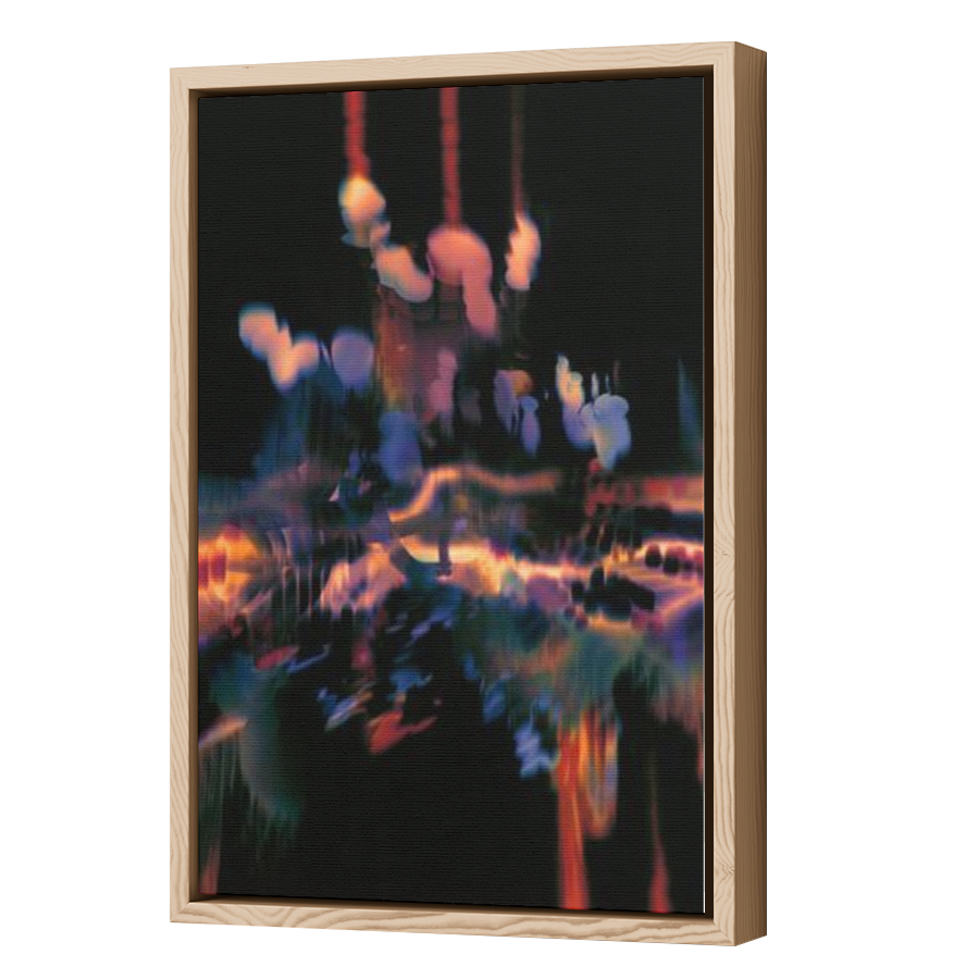 Thumbnail for Canvas - Wood Grain Floating Frame