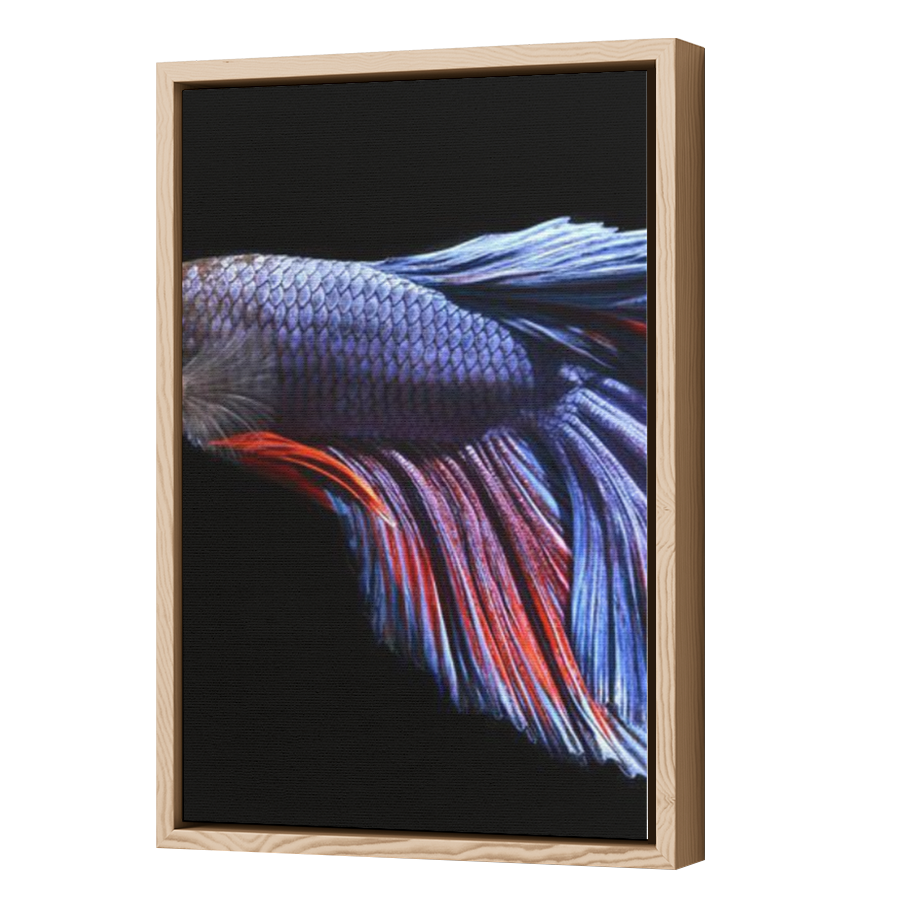 Thumbnail for Canvas - Wood Grain Floating Frame