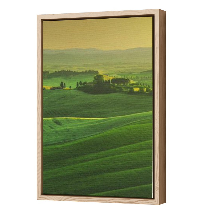 Thumbnail for Canvas - Wood Grain Floating Frame