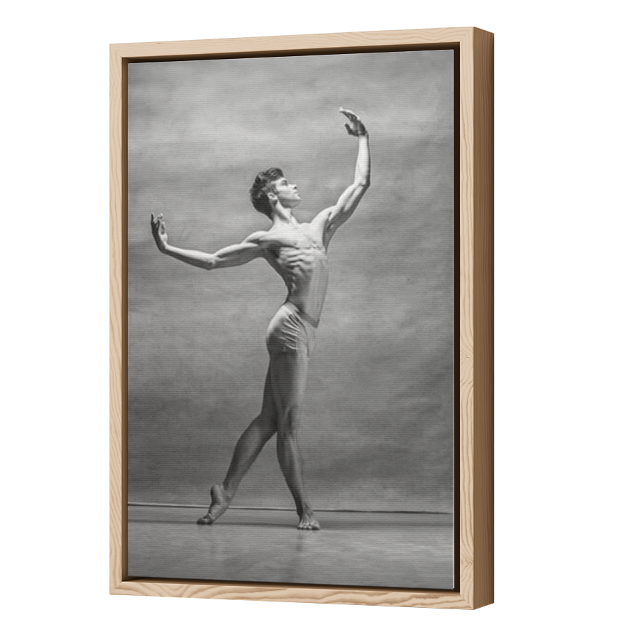 Thumbnail for Canvas - Wood Grain Floating Frame