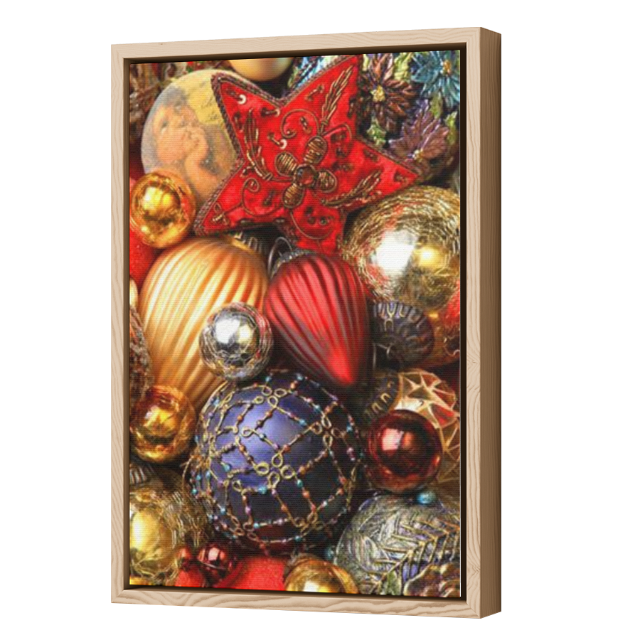 Thumbnail for Canvas - Wood Grain Floating Frame