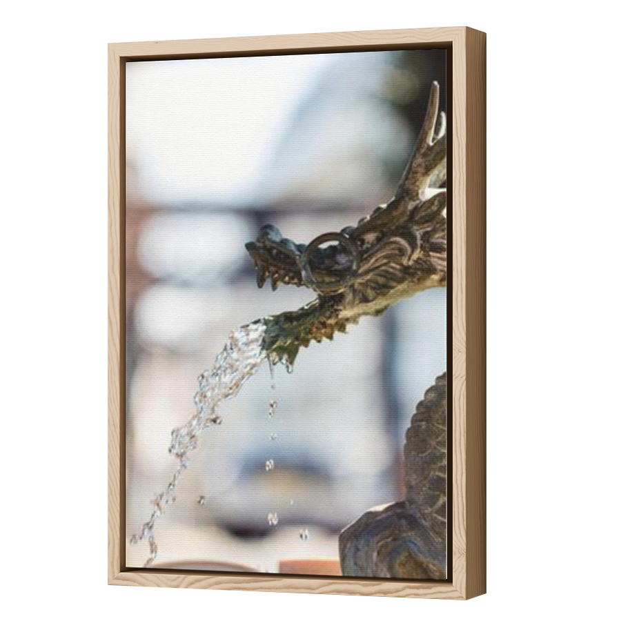 Thumbnail for Canvas - Wood Grain Floating Frame