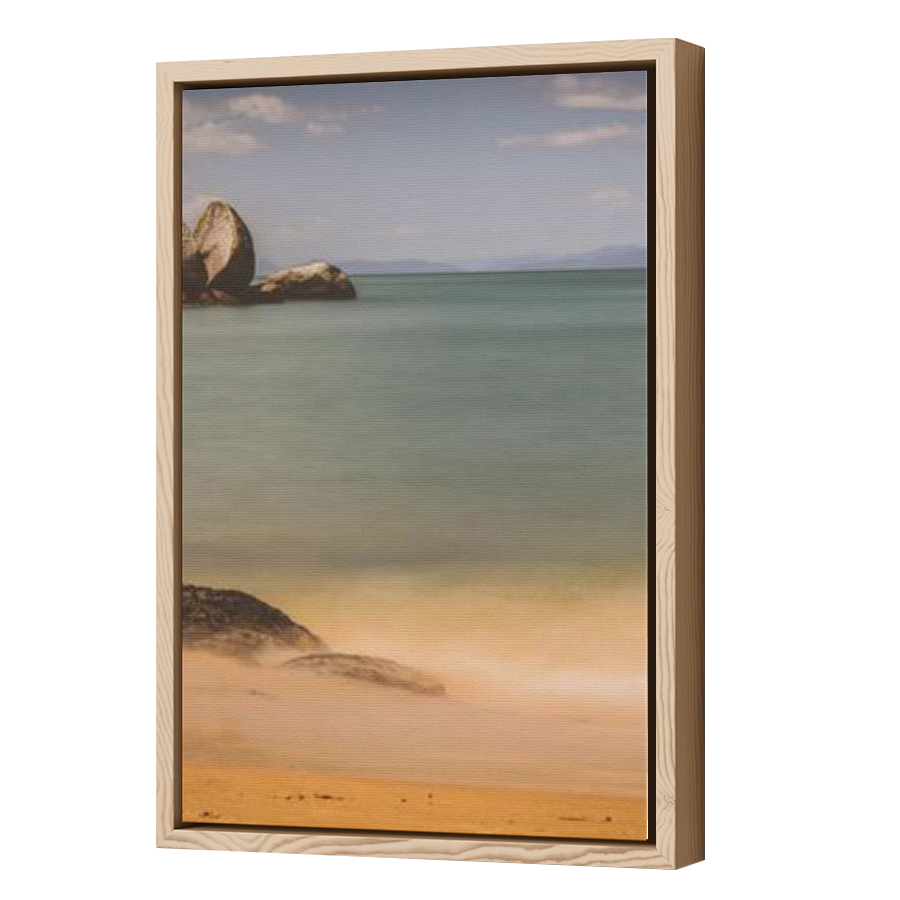 Thumbnail for Canvas - Wood Grain Floating Frame