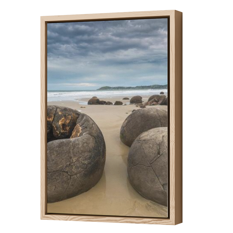 Thumbnail for Canvas - Wood Grain Floating Frame