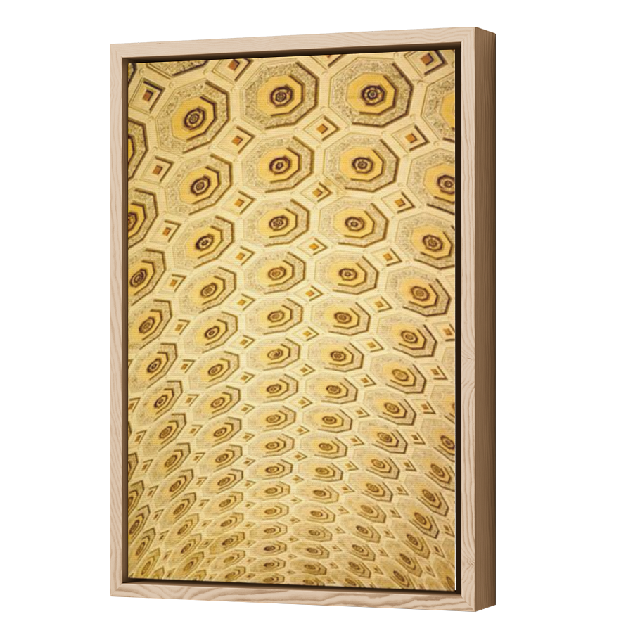 Thumbnail for Canvas - Wood Grain Floating Frame