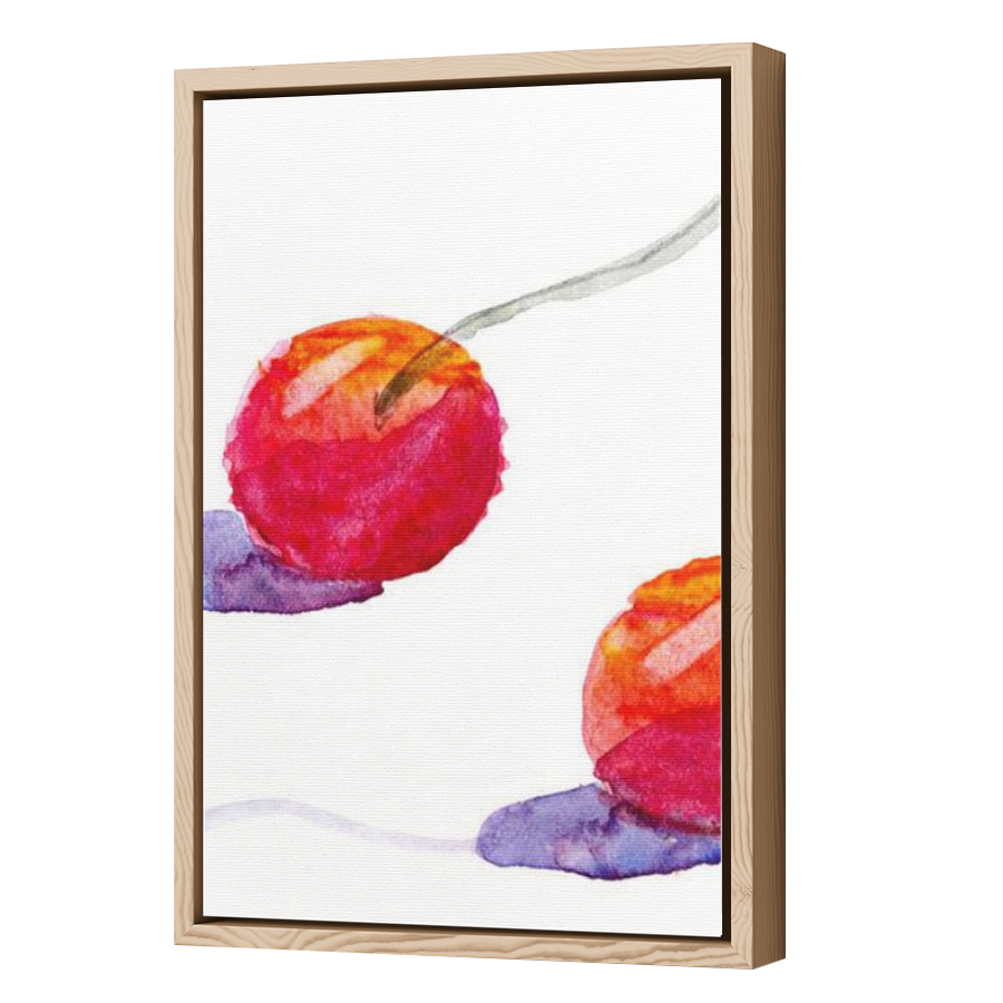 Thumbnail for Canvas - Wood Grain Floating Frame