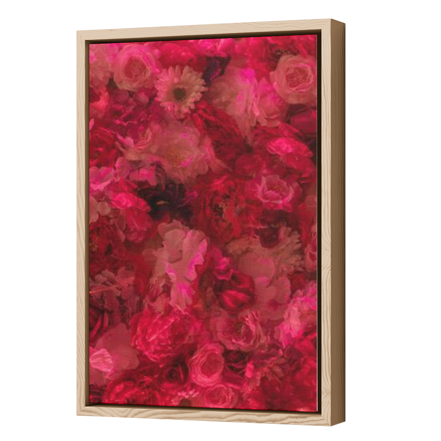 Thumbnail for Canvas - Wood Grain Floating Frame