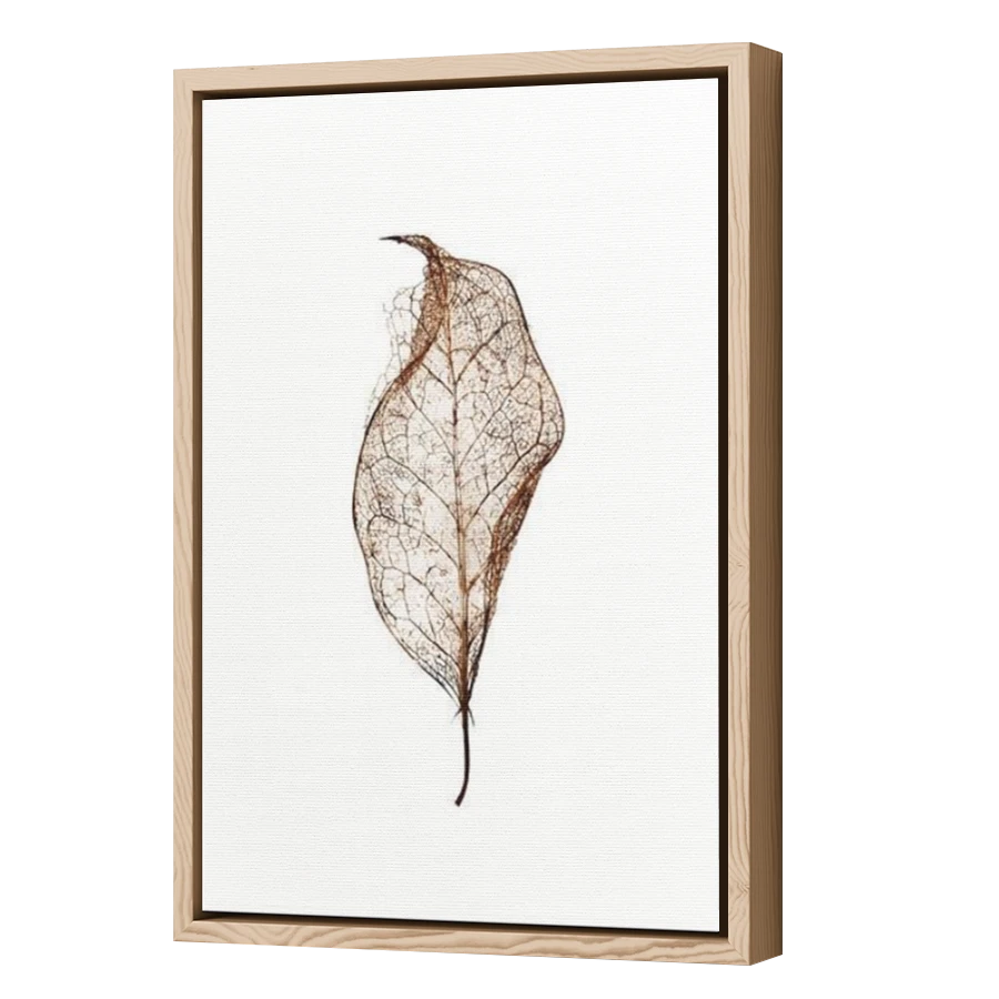 Thumbnail for Canvas - Wood Grain Floating Frame